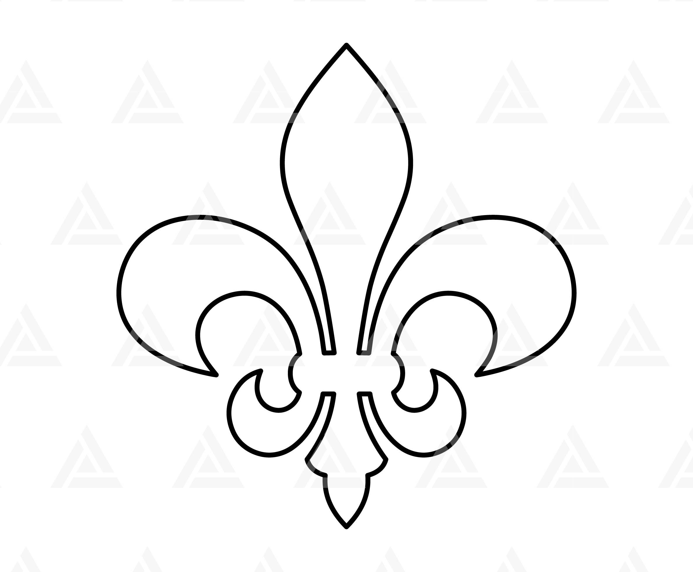Fleur De Lis Svg Fleur De Lys Svg Mardi Gras Svg New Etsy Canada