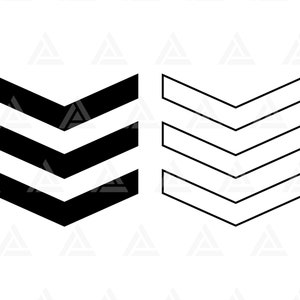 Chevron Zig Zag Arrow Svg, Chevron Silhouette Svg. Cut file Cricut, Silhouette, Png Pdf Eps, Vector Background, Stencil.