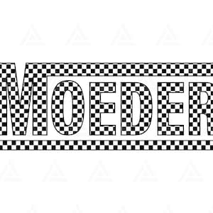 Mamá a cuadros SVG, Mamá PNG, Diseño de camiseta de Race Mama, Sublimación de Race Mama, Mamá holandesa. Archivo de corte Cricut, PNG, PDF, vector.
