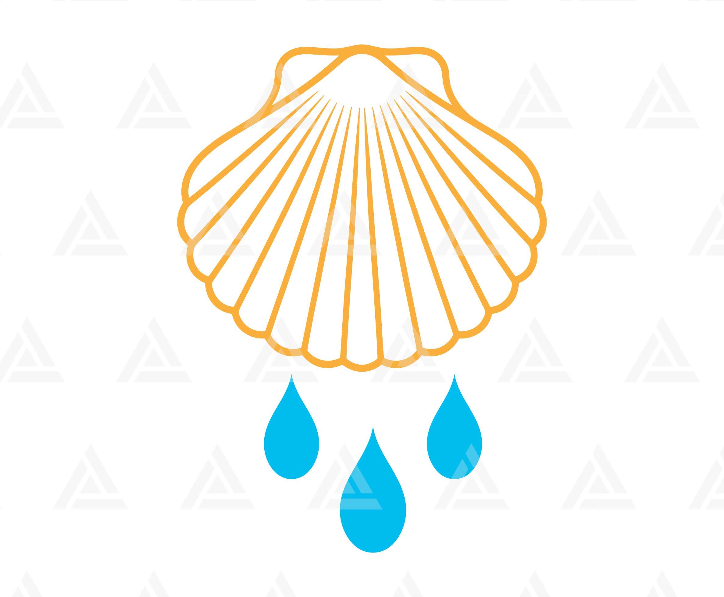 Baptism Shell Svg Png. Cut File Cricut, Vector Clipart, Stencil. - Etsy