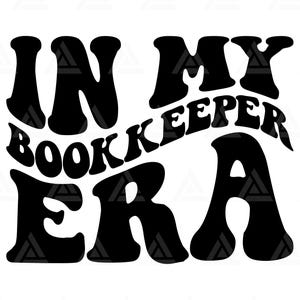 I min bokhållarera Svg, bokhållare Png, bokhållare T-shirt, bokhållare Clipart Design. Klipp fil Cricut, silhuett, Png Pdf, vektor.