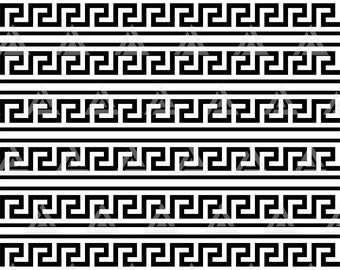 Griechisches Wellensvg, griechischer Schlüsselsvg, Medusa, nahtloses Mäandermuster, geometrischer Hintergrund. Schnittdatei Cricut, Png Pdf Eps, Vektor, Schablone.
