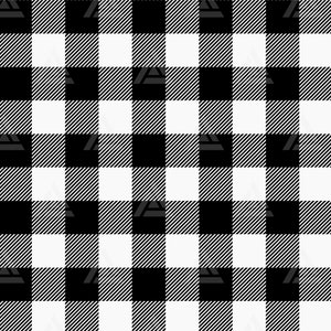 May include: Black and white checkered pattern. The pattern is made up of alternating black and white squares.