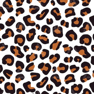 Leopard Print Svg, motif de taches de léopard sans couture, impression de peau d’animal, impression de taches de guépard. Couper le fichier Cricut, Png Pdf Eps, Vecteur, Pochoir.