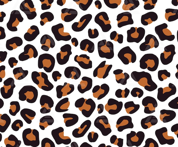 Leopard Print Svg, Seamless Leopard Spots Pattern, Animal Skin Print,  Cheetah Spots Print. Cut File Cricut, Png Pdf Eps, Vector, Stencil.