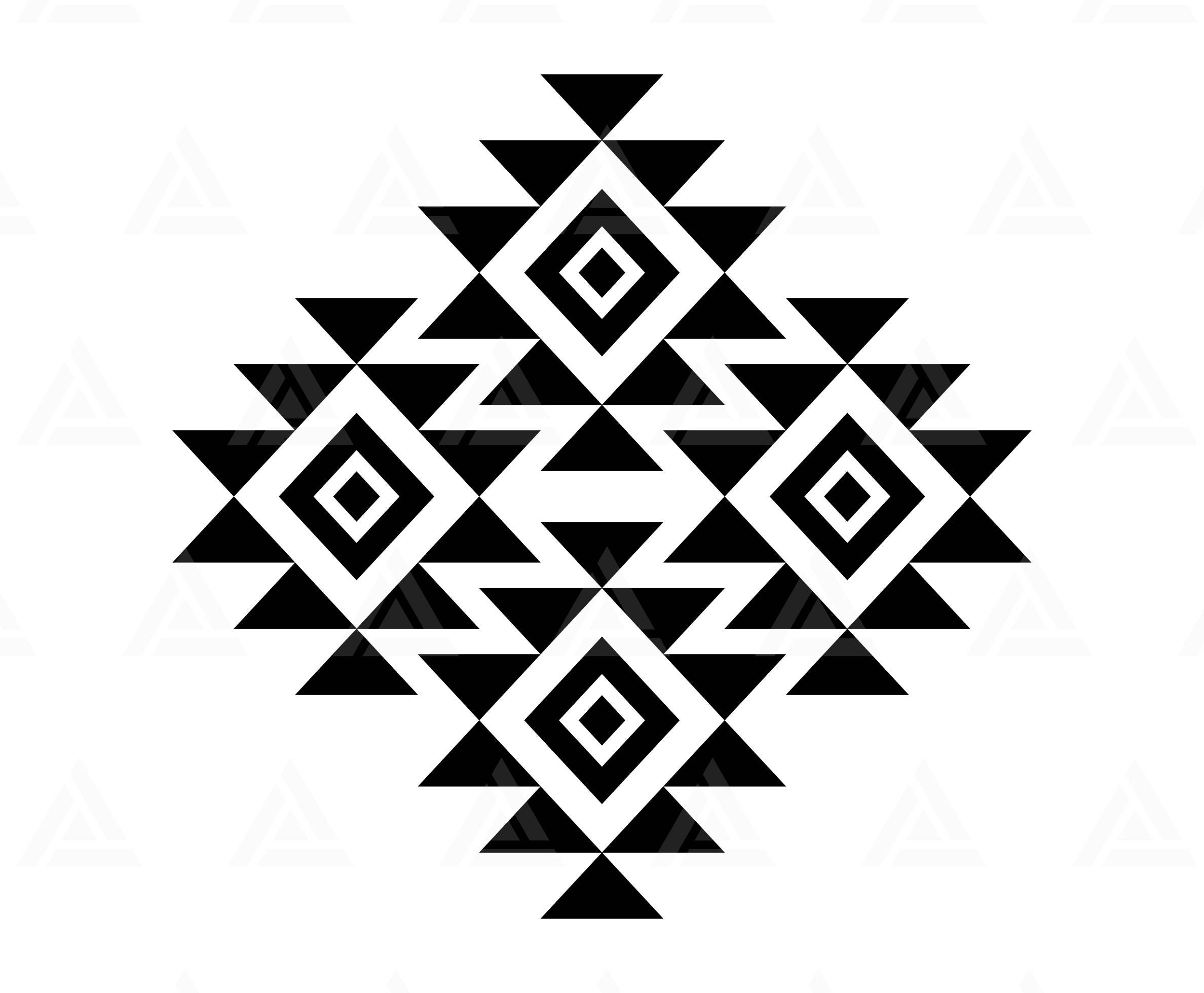 Tribal Svg Aztec Svg Boho Tribal Pattern Aztec Pattern Svg Etsy Australia