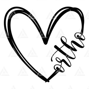 Enfermera ortopédica SVG, Corazón ortopédico SVG, Enfermera ortopédica, Vida de enfermera, Camiseta de enfermera. Archivo de corte Cricut, PNG, PDF, vector.