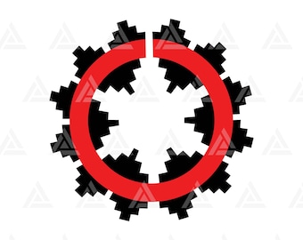 Navajo Basket 3 Rings SVG PNG PDF: Tribal Ethnic Motif (Digital Download)