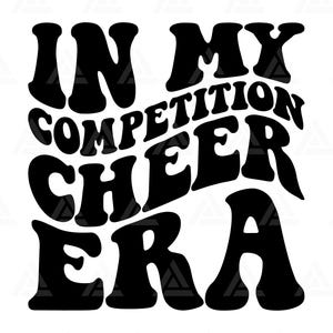 In meinem Wettbewerb Cheer Era svg, in meinem Wettbewerb Cheer Era Png, Cheerleader T-Shirt, Cheer Print. Schnittdatei Cricut, Png, Pdf, Vektor.