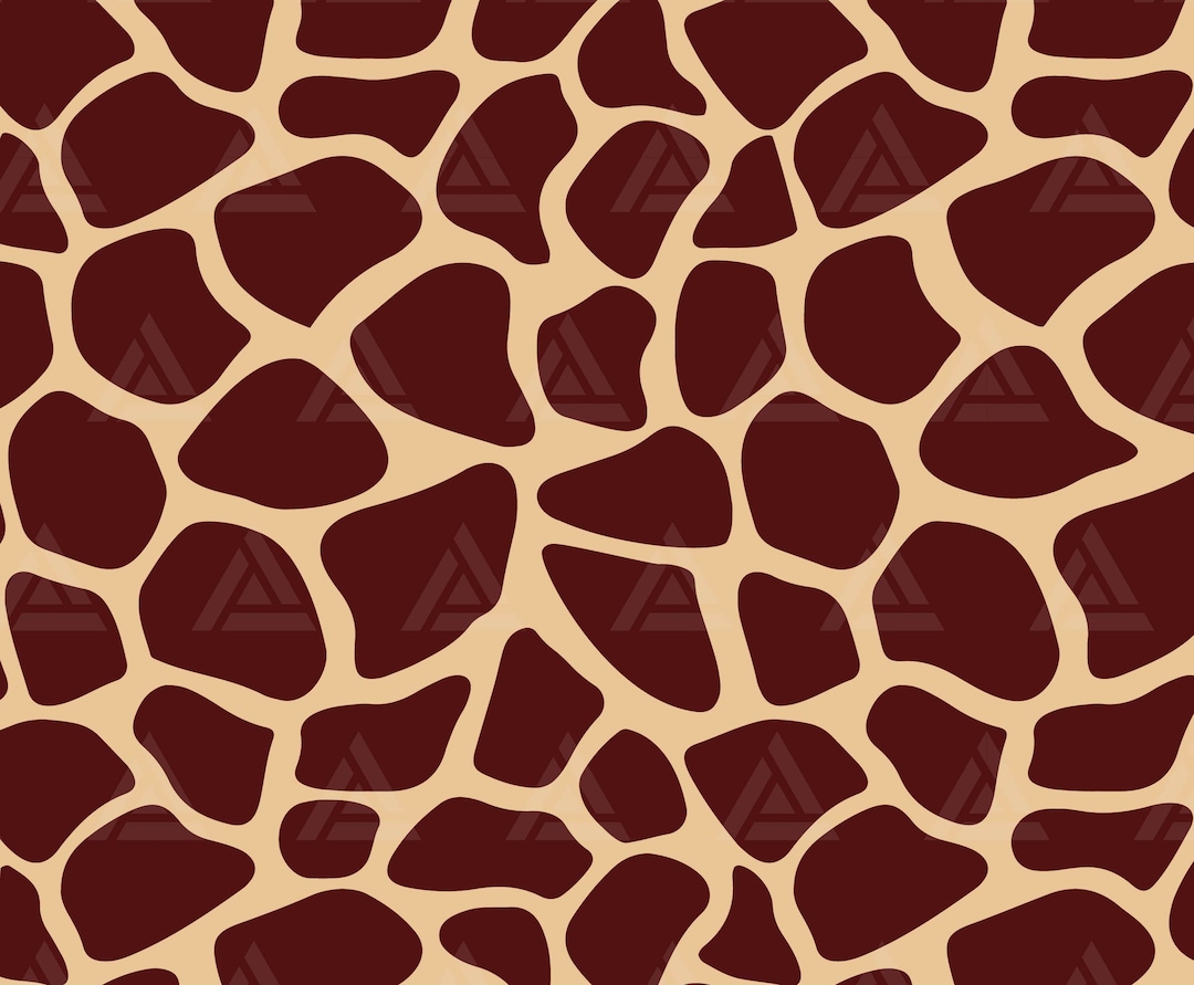 Giraffe Print Svg, Seamless Giraffe Skin Pattern, Giraffe Skinny
