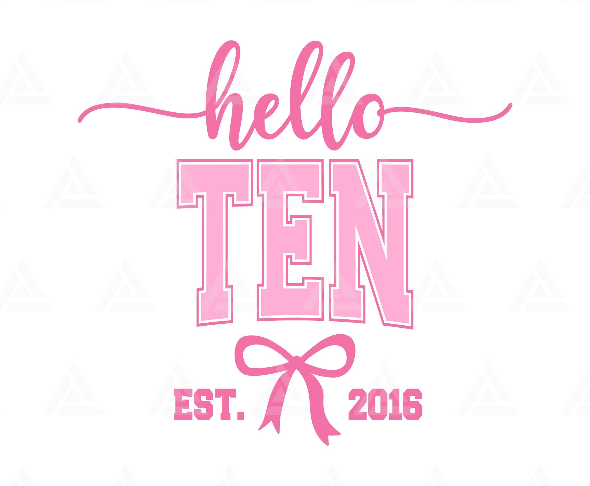 I Am Ten Shirt - Etsy