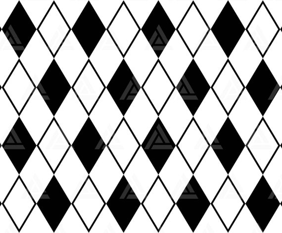 Argyle Svg Seamless Diamond Pattern Svg Checkered Tumbler | Etsy