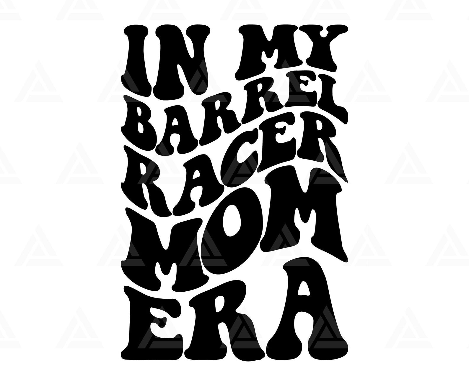 In My Barrel Racer Mom Era Svg, in My Barrel Racer Mom Era Png, Rodeo T ...