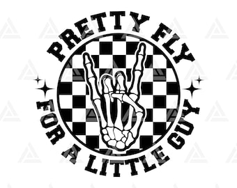 Pretty Fly For A Little Guy Svg Png Pdf. Archivo de corte Cricut, Vector.