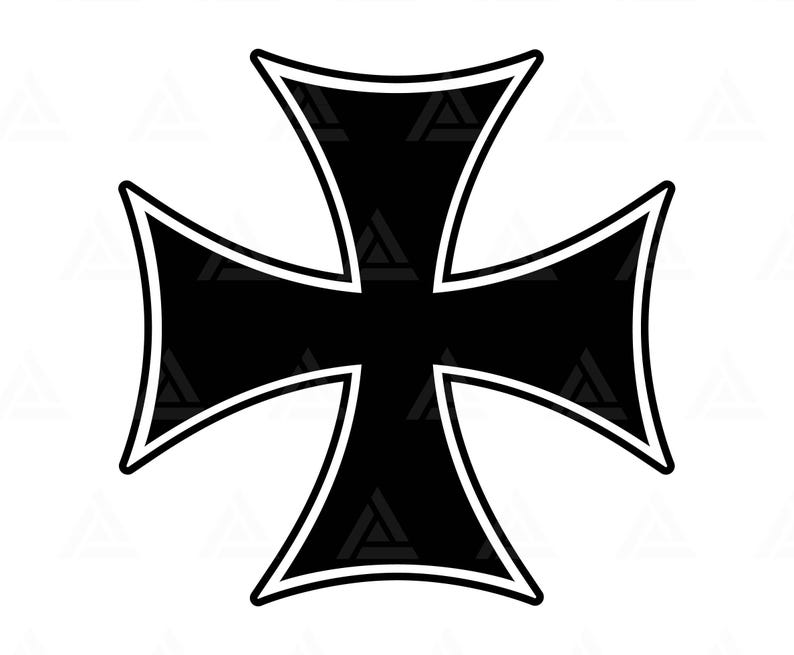 Iron Cross Svg, Christian Cross Png. Cut File Cricut, Png Pdf, Vector ...