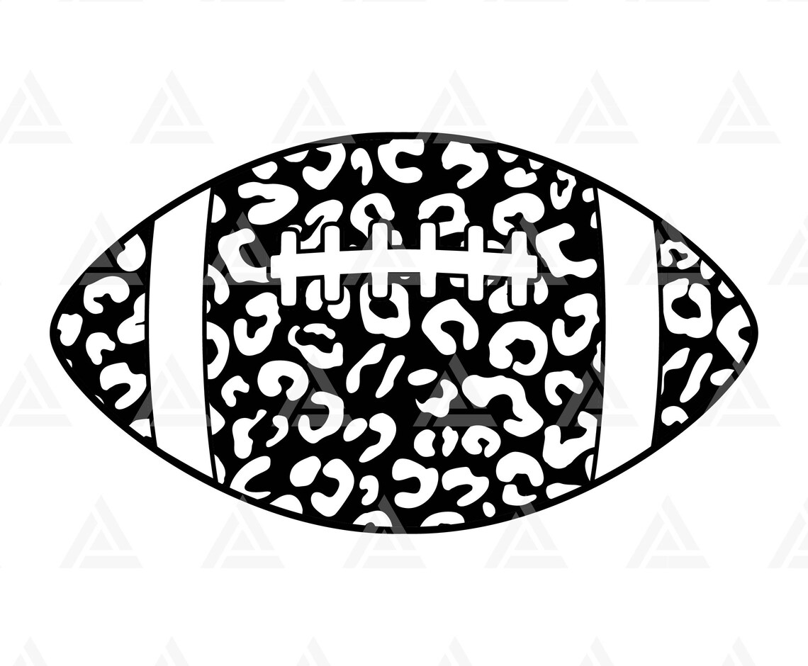 Football Leopard Svg Rugby Leopard Svg Cheetah Spots Svg - Etsy