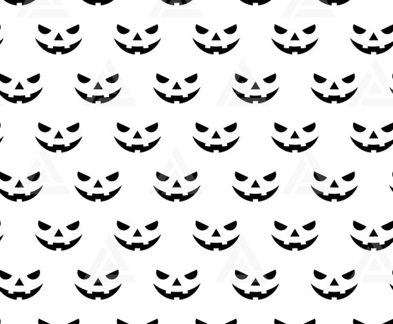 Scary Pumpkin Face SVG Cut File Jack O' Lantern Face PNG -  Hong Kong