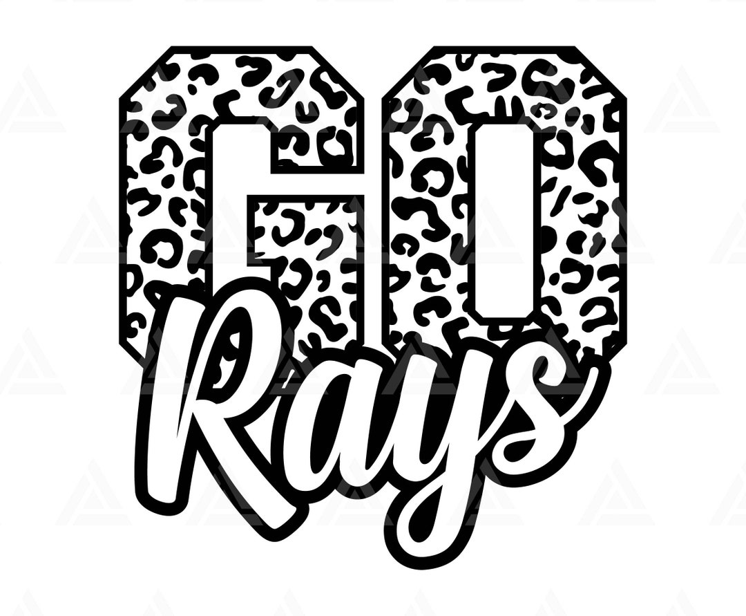 Go Rays Leopard Svg, Go Rays Football Svg, Run Rays Svg, Cheer Mom T ...