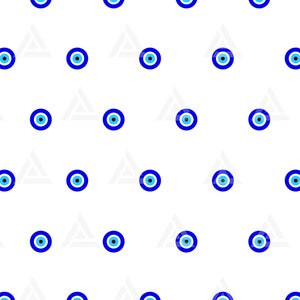 Turkish Evil Eye Pattern Svg Seamless Greek Eye Pattern Boho - Etsy