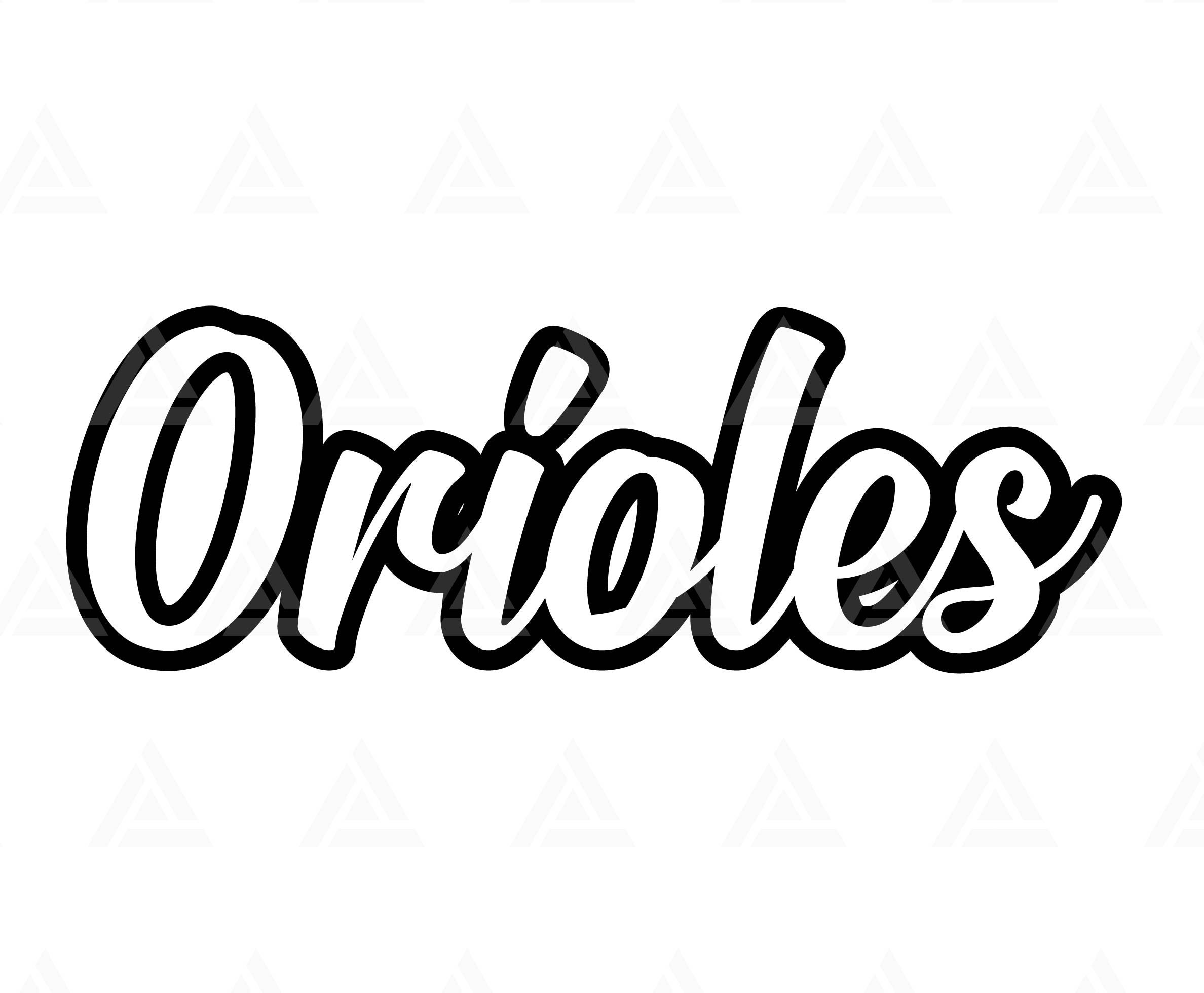 Orioles Script Svg, Orioles School Spirit, Orioles Mascot, Orioles Png,  Football, Baseball, Cheer Mom Shirt. Cut File Cricut, Png Pdf.