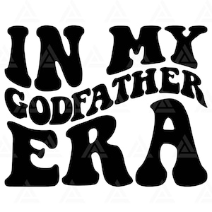 En la era de mi padrino Svg, En la era de mi padrino Png, Abuelo, Diseño de camiseta de abuelo. Archivo de corte Cricut, Png Pdf, Vector.