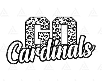 Go Cardinals Leopard Svg Go Cardinals Football Svg Run -  Hong