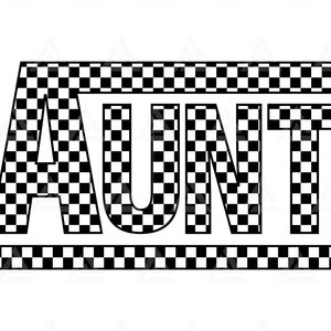 Karierte Tante Etsy Schnittdatei Cricut, Png, Pdf, Vektor.