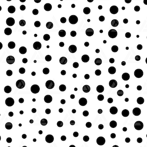 Wzór Polka Dot Svg, Losowe Polka Dots, Szablon Polka Dot Tumbler, Geometryczne Tło. Plik Cut Cricut, Png Pdf Eps, Wektor.