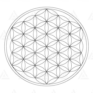 Same des Lebens Schmuck, Blume des Lebens Schmuck, Heilige Geometrie Schmuck. Schnittdatei Cricut, Png, Pdf, Vektor.