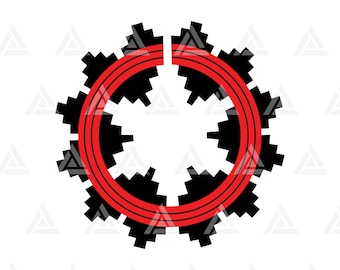 Navajo Basket Ring SVG PNG PDF: Tribal Ethnic Motif (Digital Download)