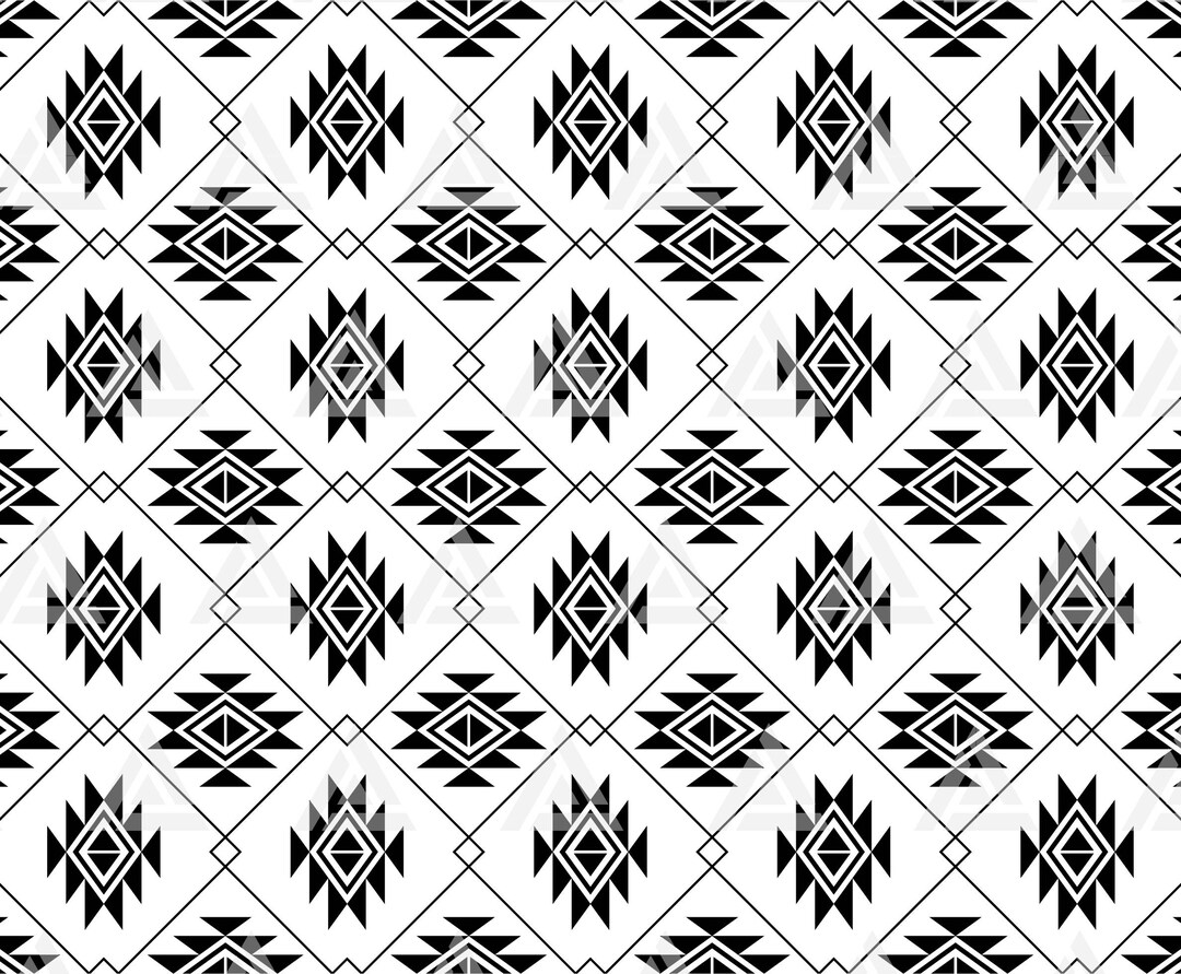 Aztec Pattern Svg, Seamless Tribal Pattern, Navajo, Southwest Motif ...