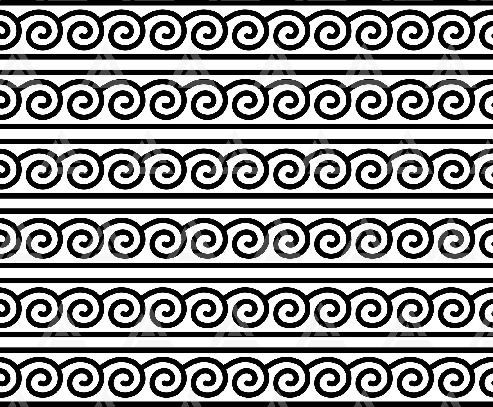 Greek Wave Pattern Svg Greek Key Pattern Meander Pattern Etsy