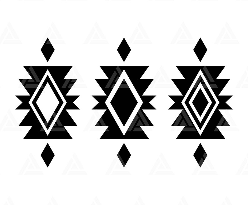 Aztec Svg Tribal Svg Navajo Svg Native Pattern Southwest - Etsy Finland