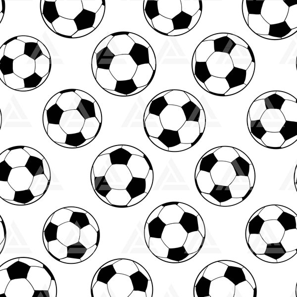 Soccer Ball Pattern Svg, Football Pattern, Tumbler Template, Cheer Mom. Cut File Cricut, Silhouette, Png Pdf Eps, Vector, Stencil.