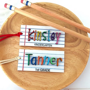 Custom Backpack Tag-Backpack Patches-Acrylic Name Keychain-Personalized Keychain-Name Tag-Custom Name Keychain-Bookbag Tag-Backpack Keychain