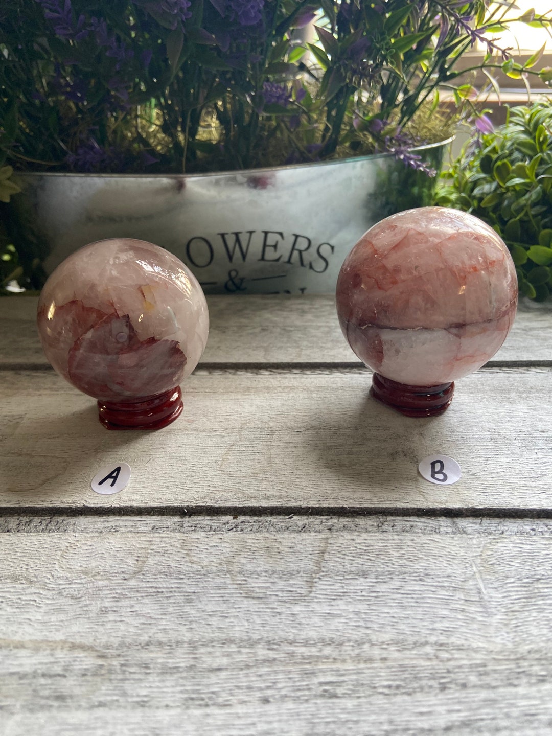 Fire Quartz Sphere Etsy