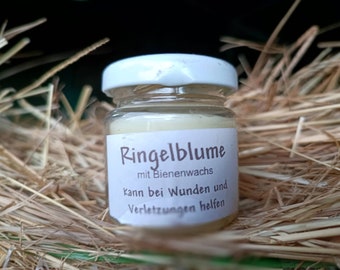 Ringelblumensalbe, Calendula, Wundpflege, Kräutersalbe, Heilsalbe, Tierpflege, Hautpflege