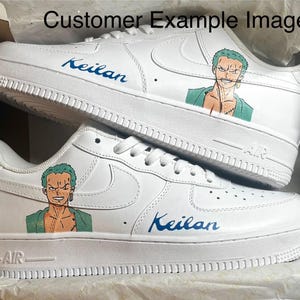 Custom Anime/Cartoon Character Air Force one by YOU, fully customizable, hand painted, wide selection of colors available.