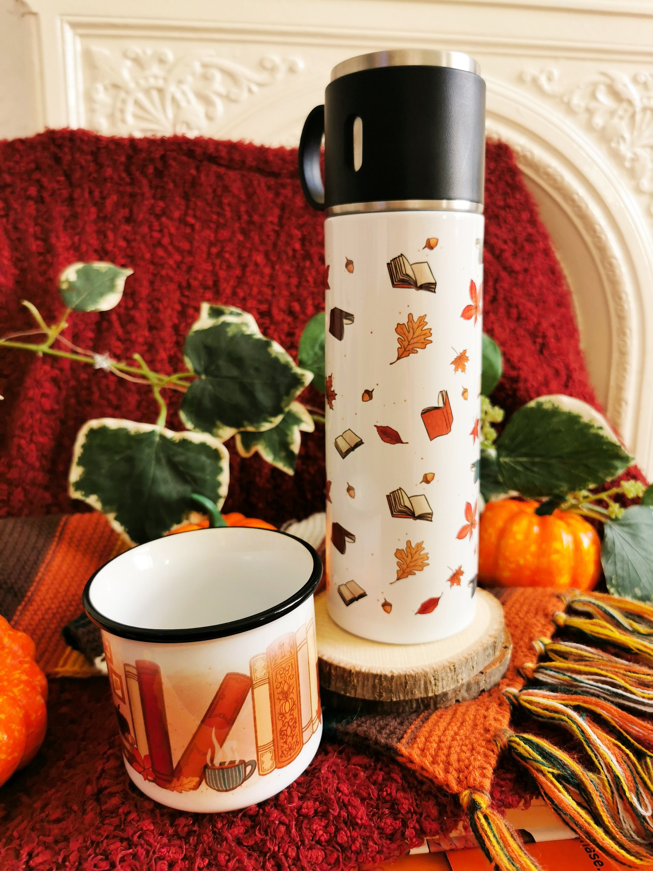 Cute Thermos Bottle Aesthetic For Hot Cold Coffee Tea Juice Kawaii