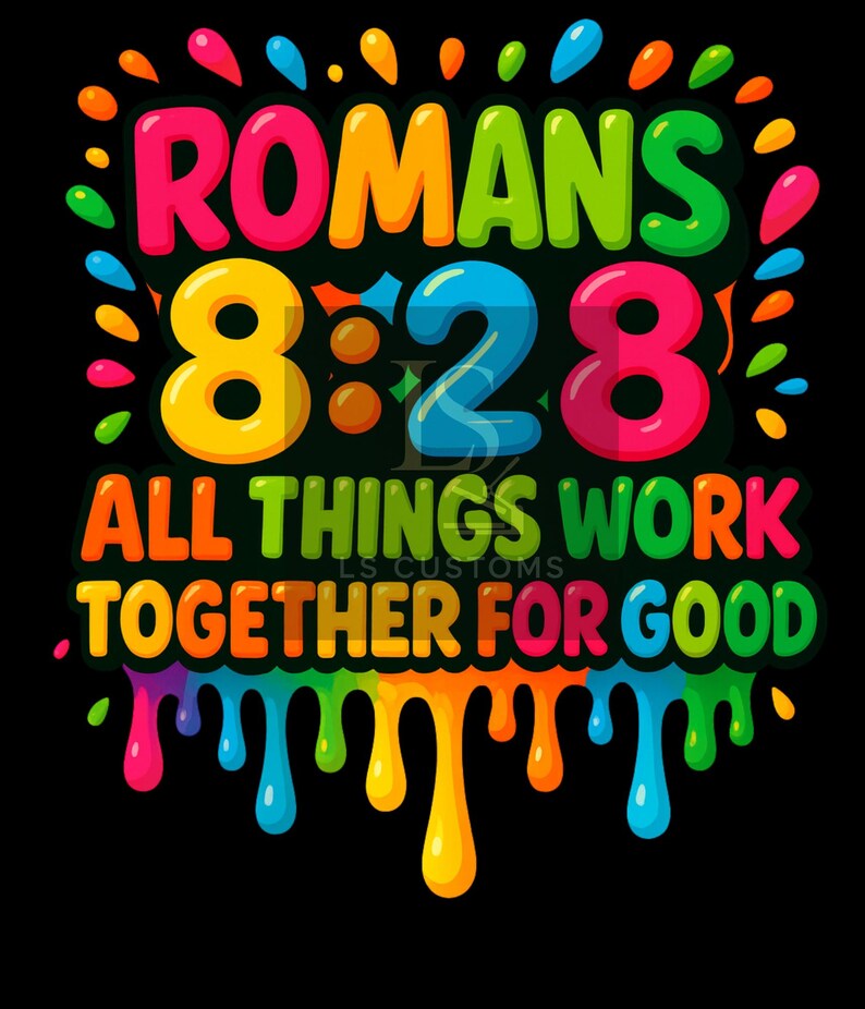 Romans 8:28 PNG - Etsy