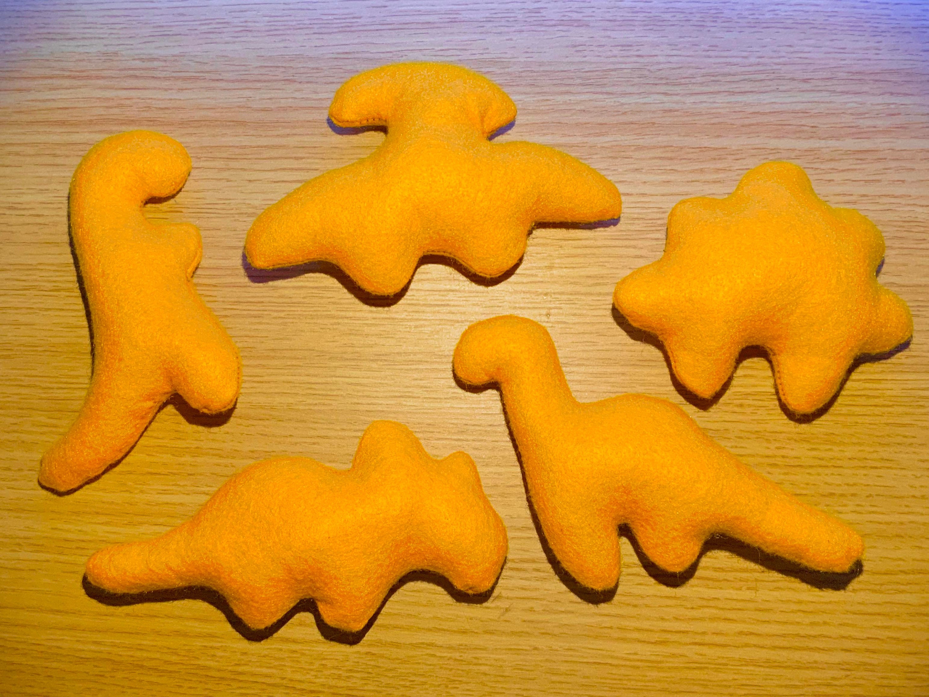 dinosaur nugget plush