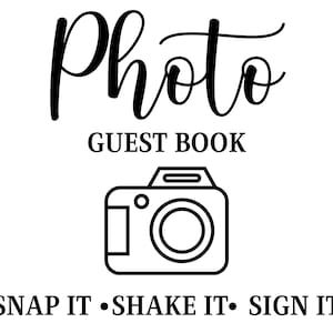 Foto gastenboek SVG en PNG