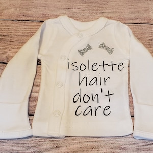 bed head shirt, nicu baby gift, preemie clothes, preemie boy clothes, preemie girl clothes, baby shower gift, nicu mom gift, nicu friendly