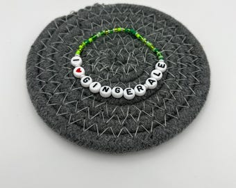 Heated Rivalry Inspired Bracelet | Ginger Ale Bracelet | Ilya Rozanov | Booktok Gift | Hockey Romance | Pride Jewelry | MlM Gift