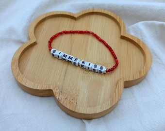 Heated Rivalry Inspired Bracelet | Gimme Kiss Bracelet | Booktok Gift | Hockey Romance | LGBTQ Gift | Pride Jewelry | MlM Gift | Gay Gift