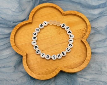 Heated Rivalry Inspired Bracelet | I’m Coming to the Cottage Bracelet | Booktok Gift | Hockey Romance | LGBTQ Jewelry | MlM Gift