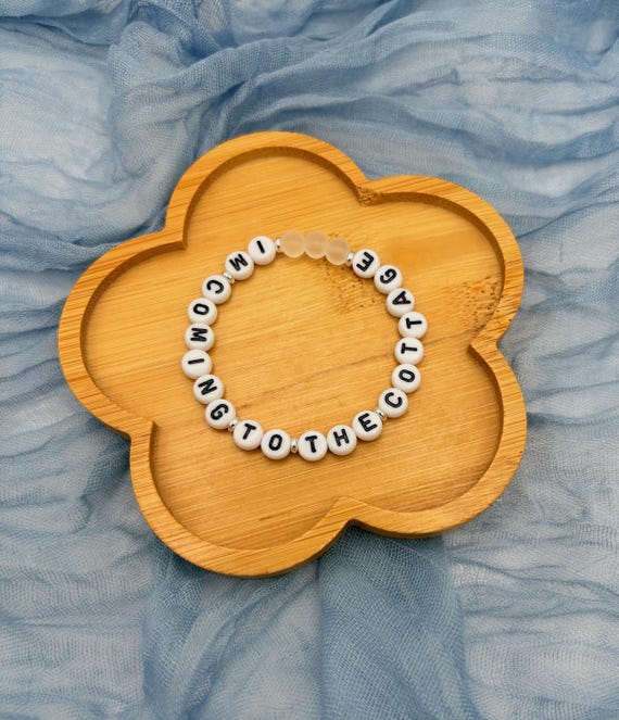 Heated Rivalry Inspired Bracelet | I’m Coming to the Cottage Bracelet | Booktok Gift | Hockey Romance | LGBTQ Jewelry | MlM Gift