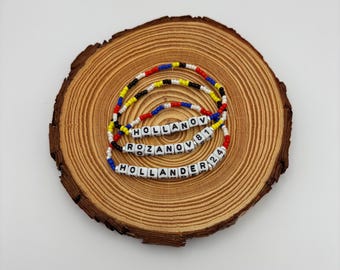 Verwarmde, op rivaliteit geïnspireerde armband | Hollander | Rozanov | Hollanov | Booktok-cadeau | Hockeyromantiek | MlM-cadeau