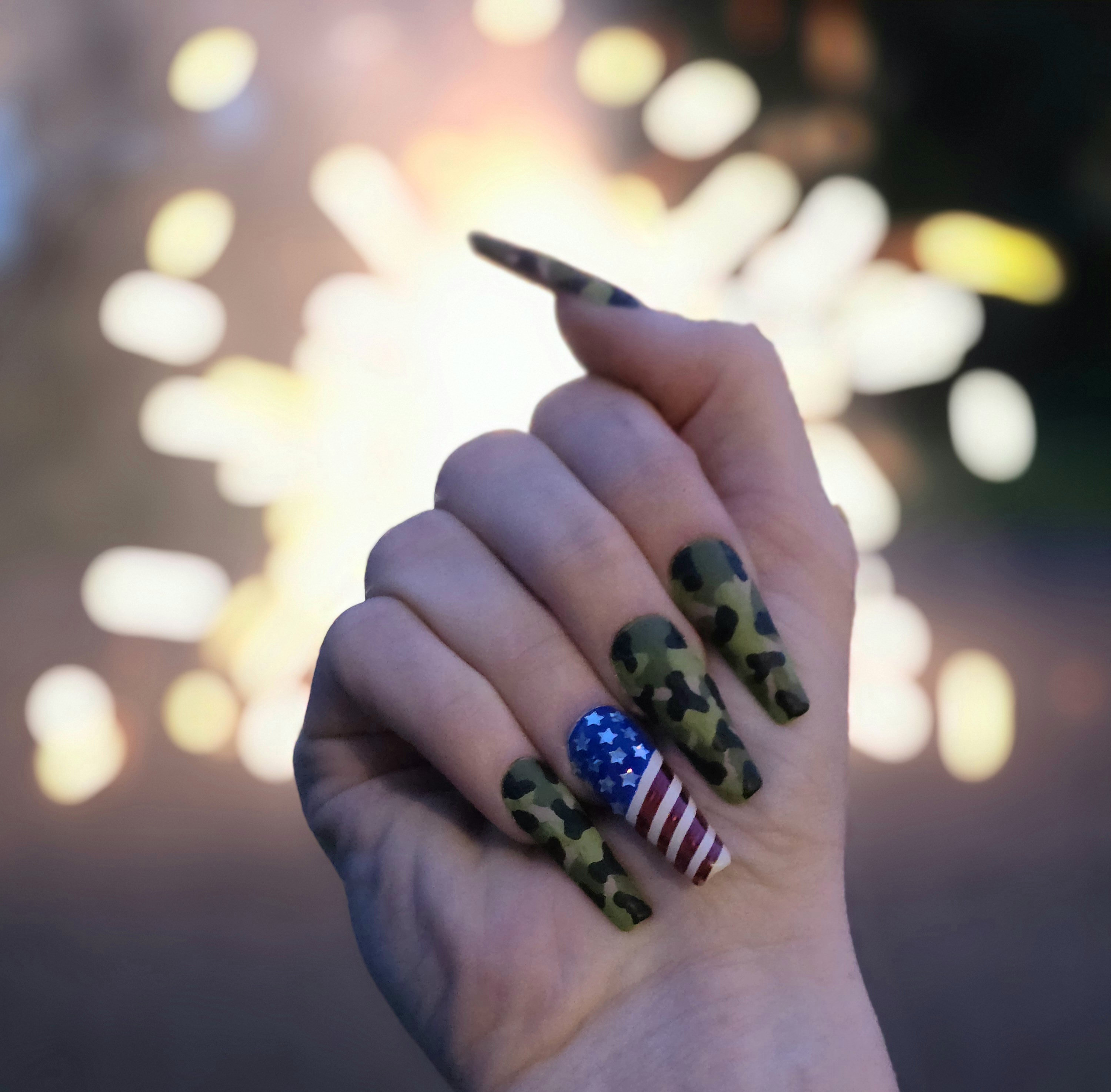 Men's Camo Nails That Stand Out