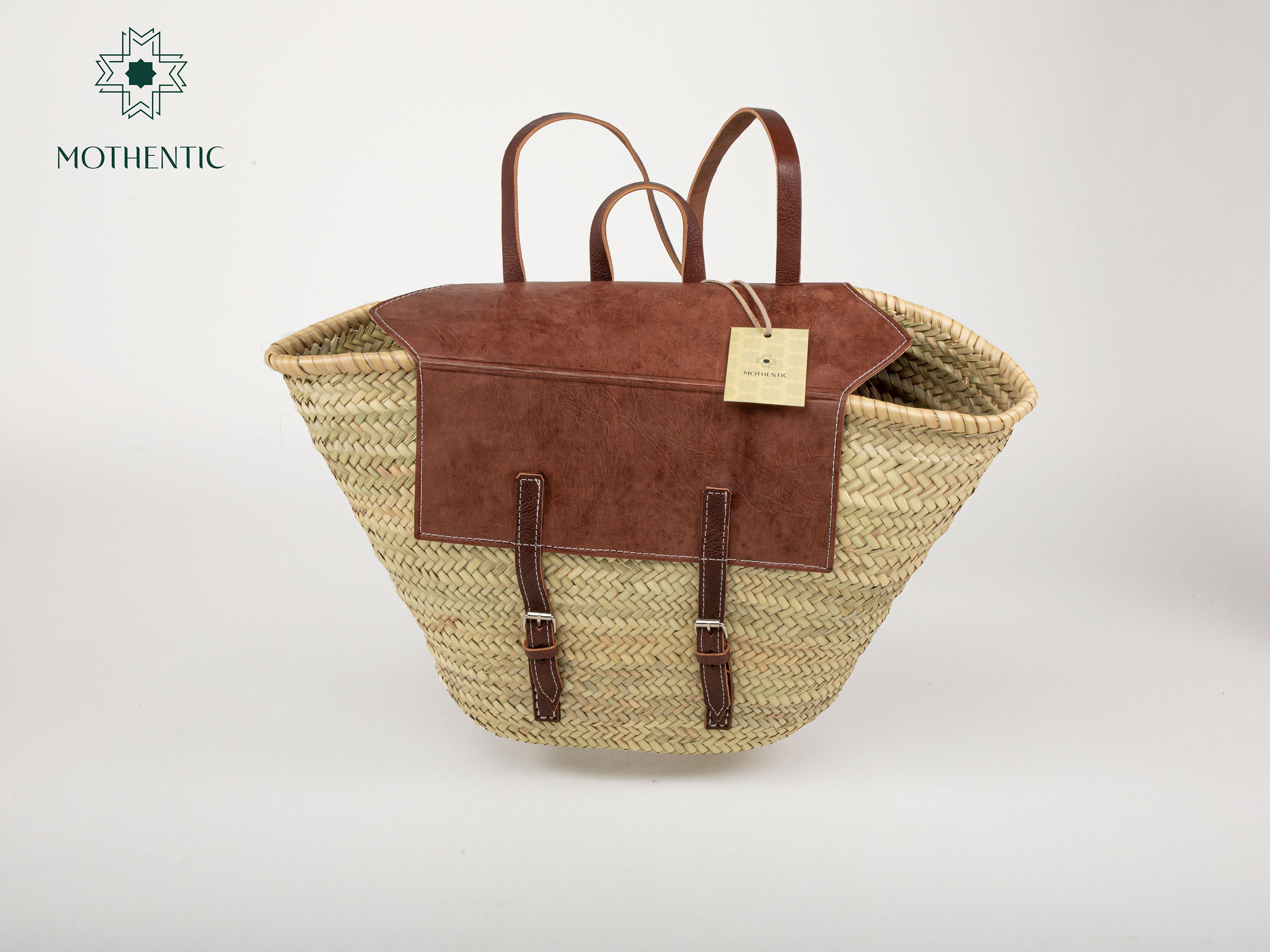 Straw Rucksack Mothentic Natural Straw Backpack - Etsy